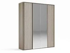 Шкаф 4-х дверный, Лацио (1954*530*2300) Серый камень, 11008