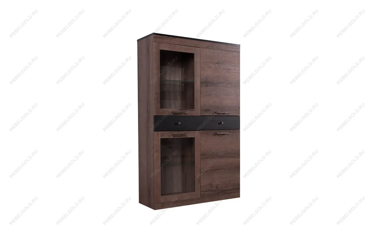 Шкаф с витриной Джаггер 2V2D1S | изображение 1
