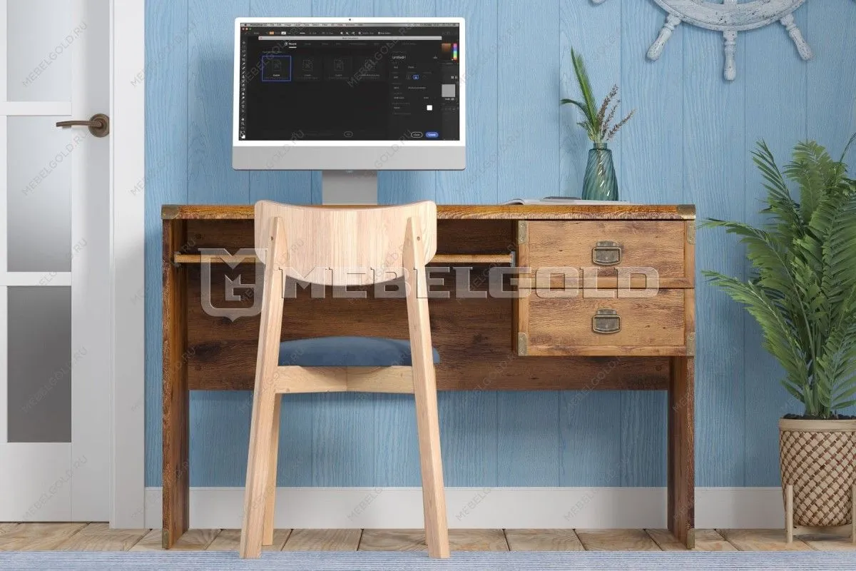 Стол письменный Индиана JBIU2S дуб саттер | изображение 1