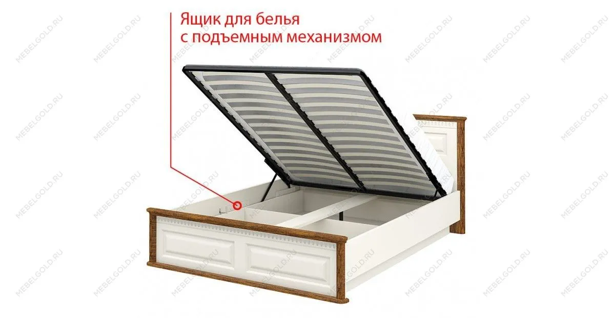 Двуспальная кровать Марсель МН-126-01-140 | изображение 1