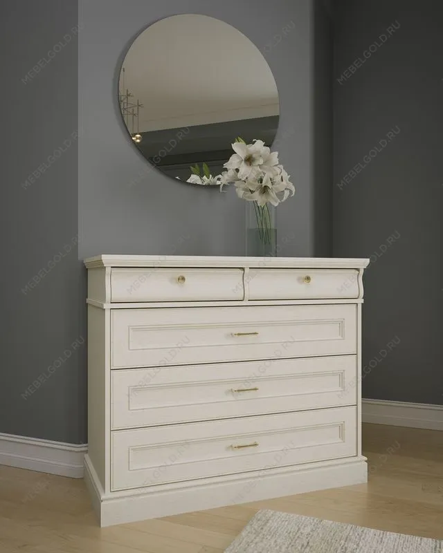 Комод, Сиена (1050*469*893) Береза бежевая, 12303 | изображение 1