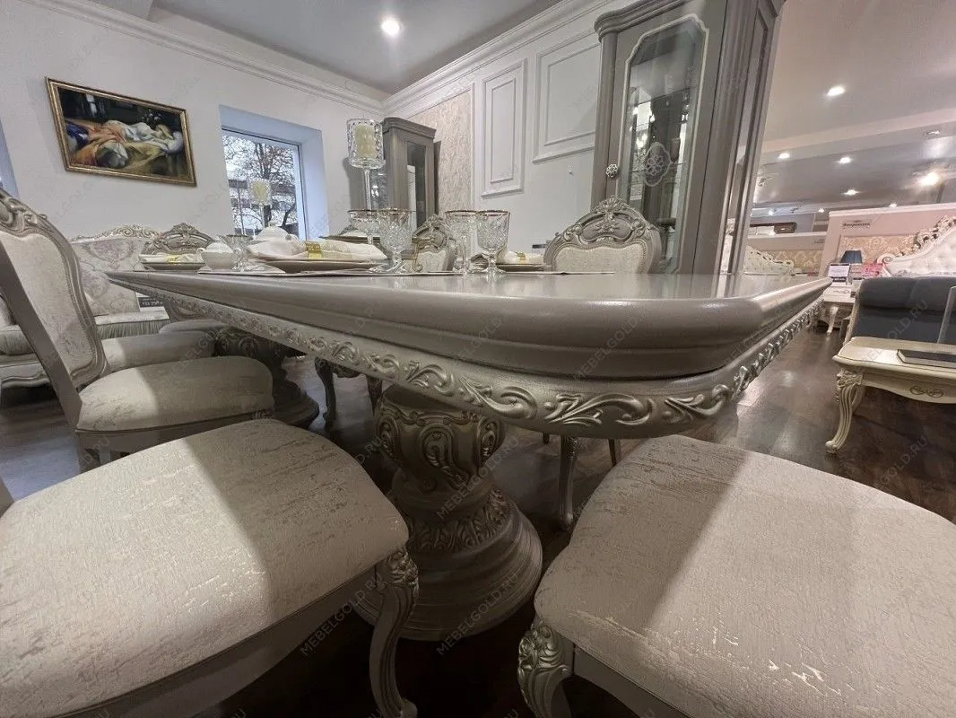 Стол Лали прямоугольный серый камень | изображение 13