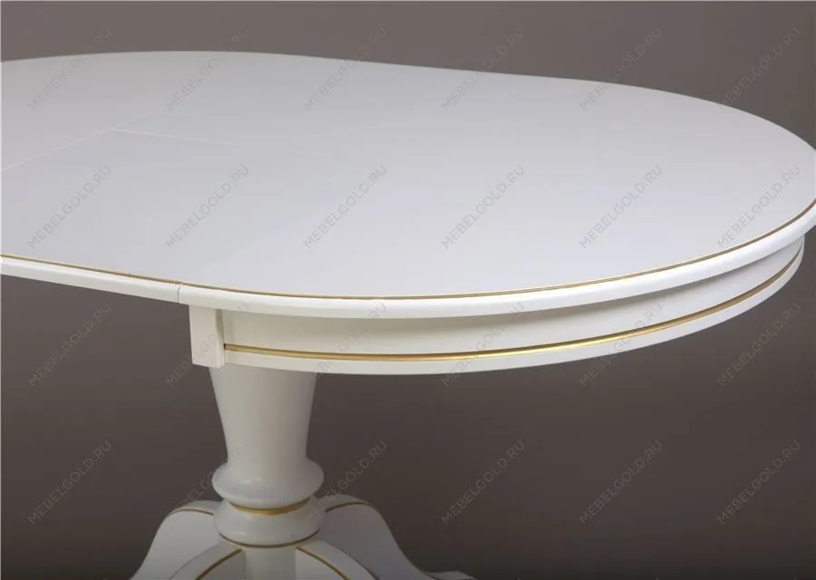 Стол Эгина (Белый/патина золото) | изображение 2