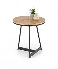 Стол журнальный Halmar KARIDA-S (дуб натуральный/черный)