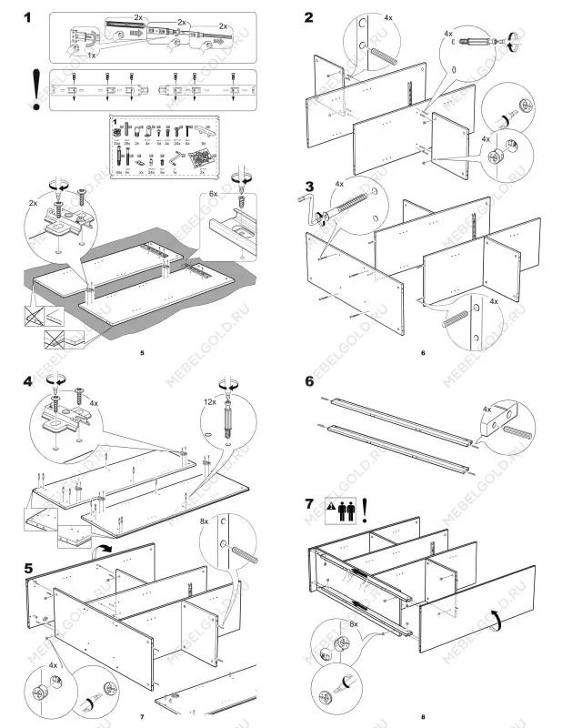 Тумба Сириус 3 двери, 1 ящик, 117х41х124 см, белая | изображение 15