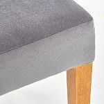 Стул кухонный Halmar ROIS (дуб медовый/серый) | изображение 4