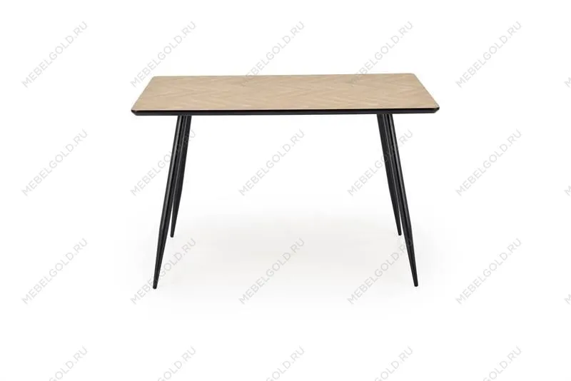 Стол обеденный Halmar BERTO 120 (натуральный/черный) | изображение 1