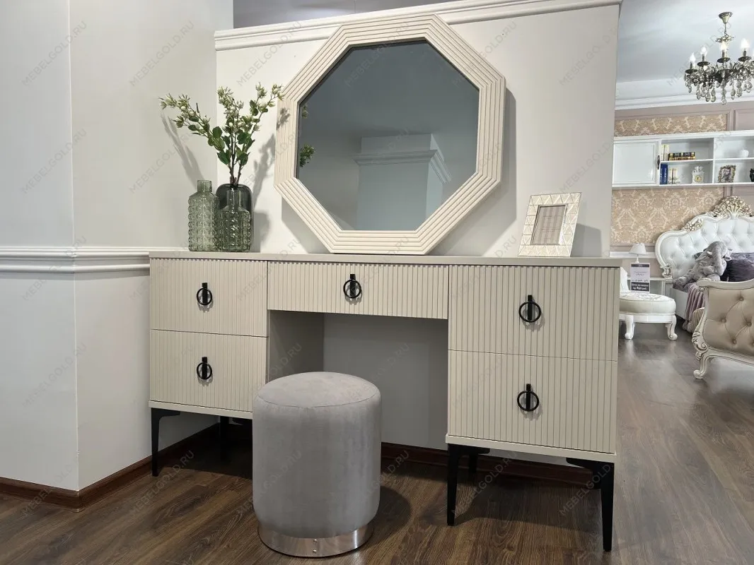 Зеркало Стелла светло серый камень | изображение 4