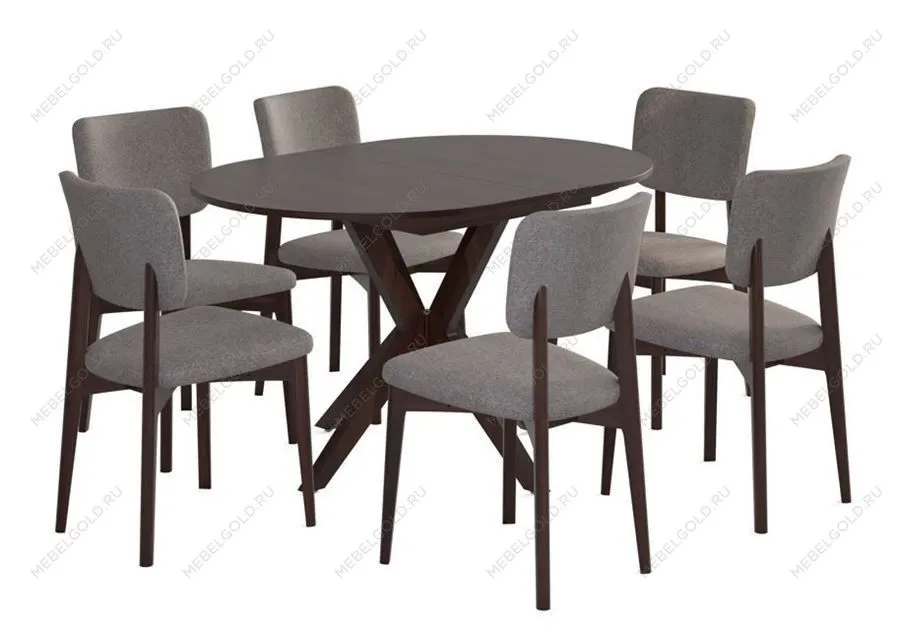 Стол Астерия (Темный орех/шпон дуб) | изображение 2