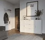 БРИМНЭС / СИРИУС тумба ИКЕА / IKEA 2 двери 78х47 белая | изображение 6