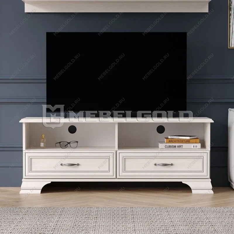 Тумба Тиффани RTV 2S2N вудлайн кремовый | изображение 1