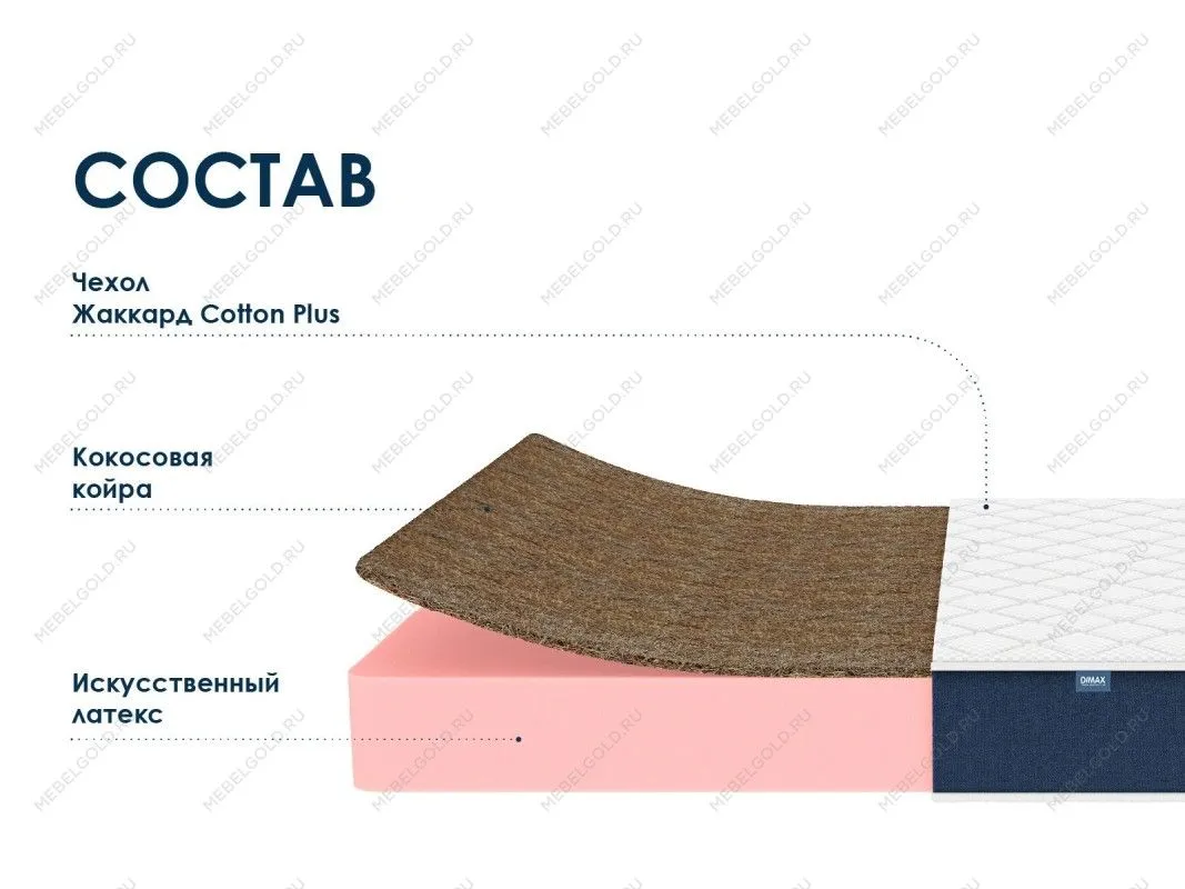 Матрас Практик 19 кокос 90х190 | изображение 1