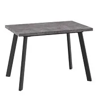 Стол раздвижной Бьерн-110 (Дымчатая керамика/Чёрный) 110(142)х70