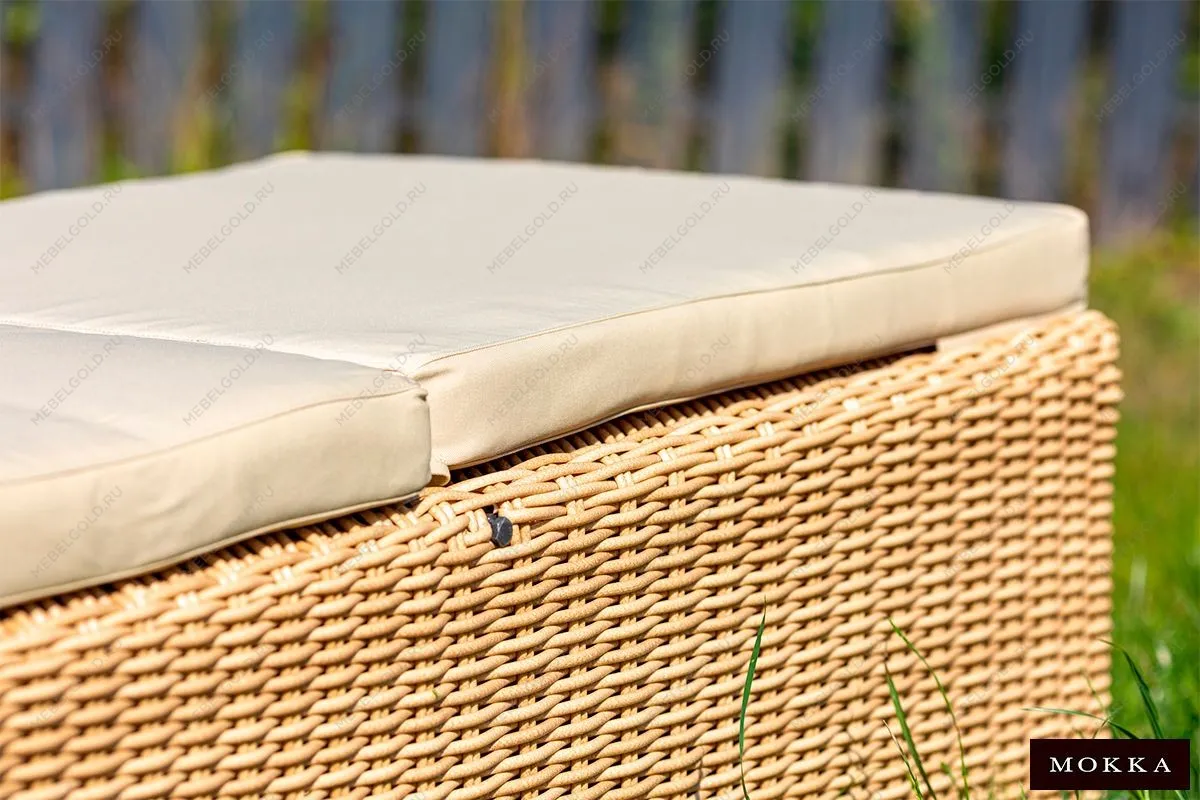 MOKKA BELLA Шезлонг, цвет соломенный | изображение 2