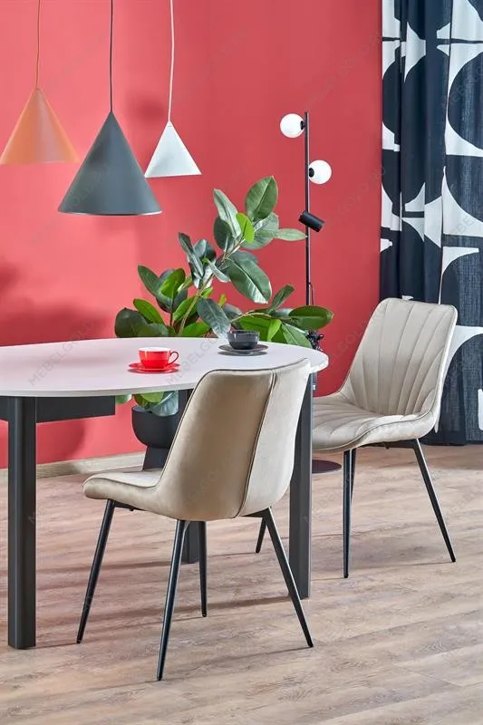 Стол обеденный Halmar RINGO 102 (кашемир/черный) | изображение 12