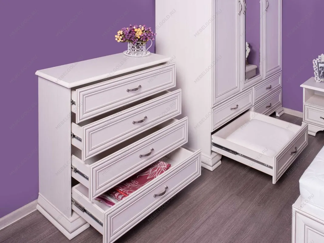 Комод Тиффани 4S вудлайн кремовый | изображение 8