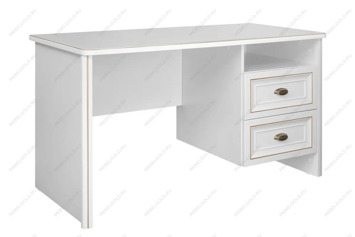 Стол письменный Натали белый глянец - Выставка м. Марьина роща