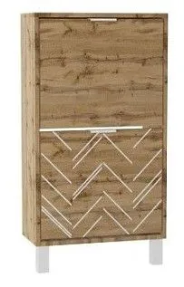 Тумба для обуви Хигс (Дуб вотан/Белый)