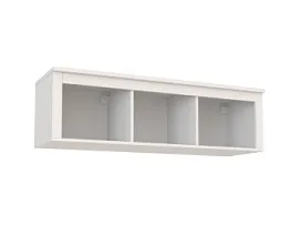 САГА полка навесная 3 секции белая