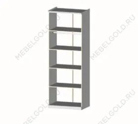 Шкаф Натали 2-дверный с зеркалом белый глянец | изображение 3