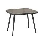 Стол раздвижной Tinto-100 (Дуб Винтажный compact cer/ Черный) 100х70(30) | изображение 1