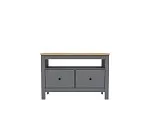 САГА тумба 2 ящика серая/ясень | изображение 1