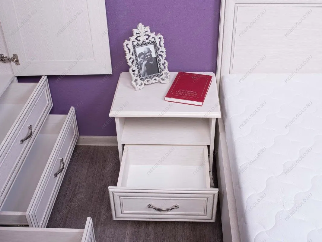 Тумба прикроватная Тиффани 1S вудлайн кремовый | изображение 6