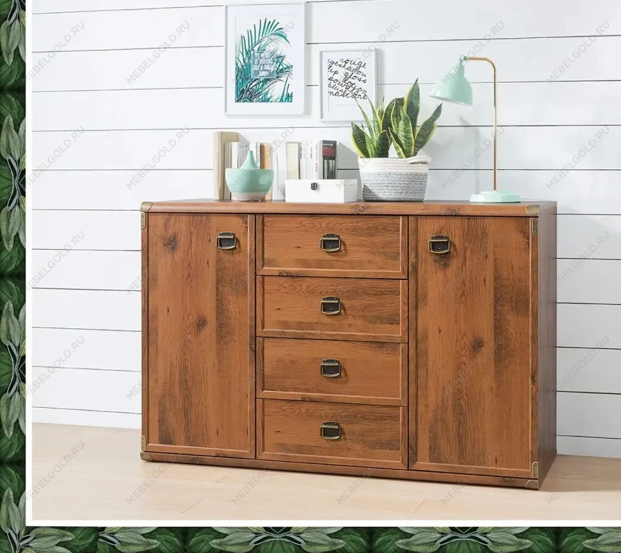 Тумба Индиана JKOM2D4S дуб саттер - Выставка Лобня | изображение 4