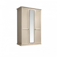 Шкаф 3-х дв. (с зеркалом) для платья и белья Венеция дуб седан ВНШ1/3