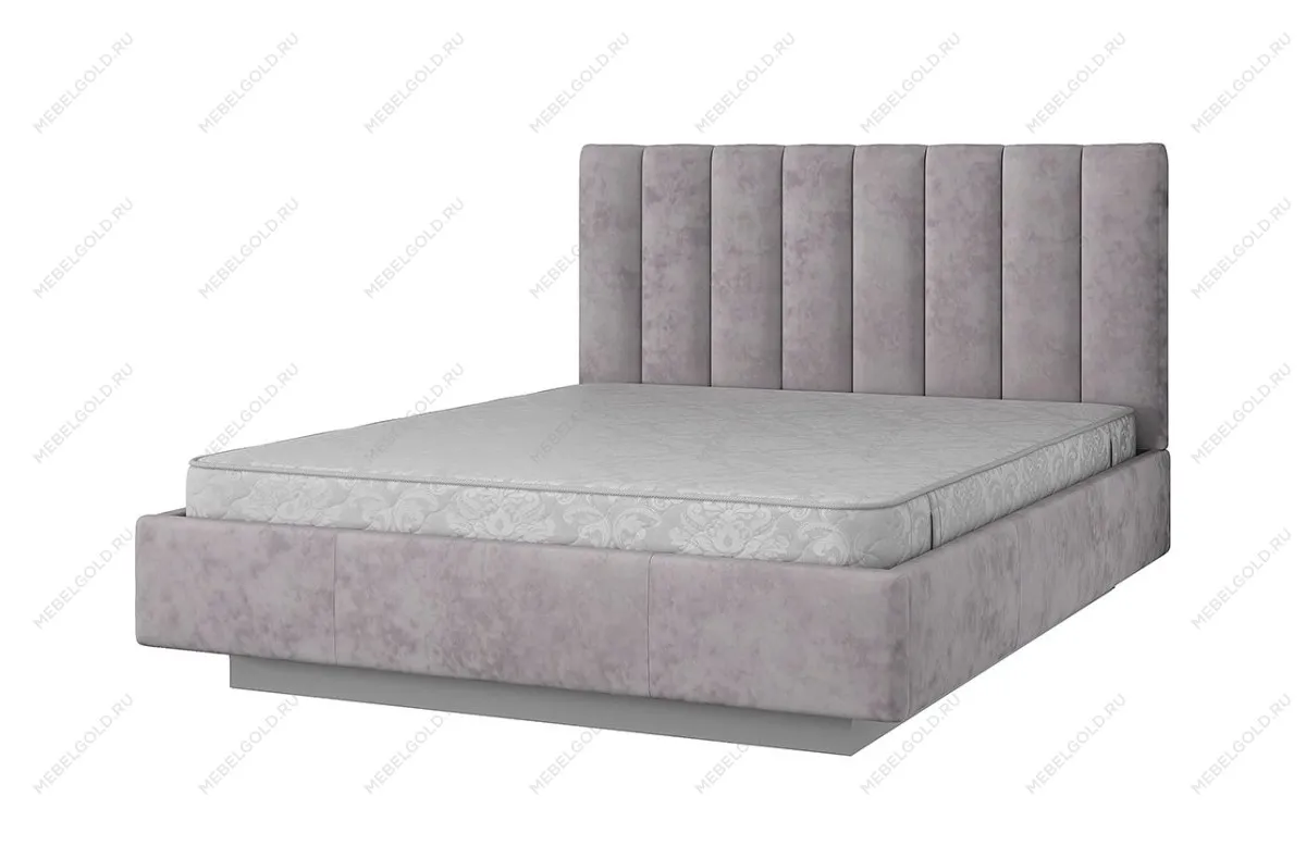 Кровать Сабрина 160 с подъемником, цвет NEBBY 025