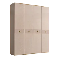 Шкаф 4-х дверный Римини СОЛО (Латте/Золото) РМШ2/4(s)