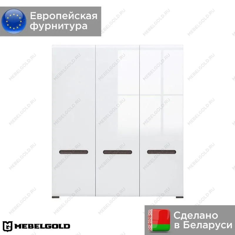 Шкаф Ацтека SZF3D/21/18 белый | изображение 1