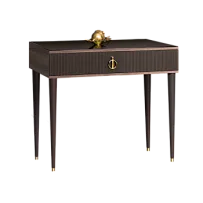 Стол туалетный узкий Римини СОЛО (Орех империя/Золото) РМСТ-1(s)[9]