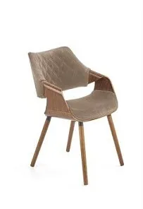 Стул кухонный Halmar K396 (бежевый/орех)