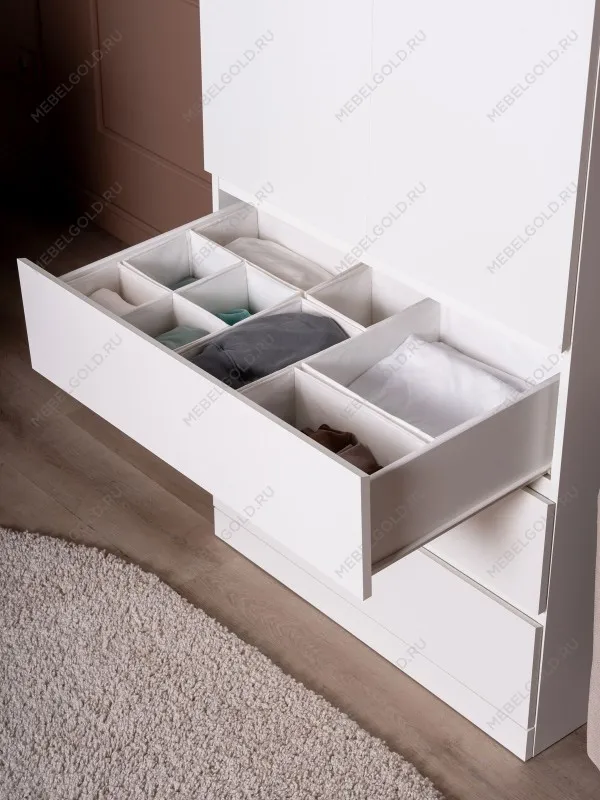 Шкаф распашной Варма СТОР, 80х57х222 см, белый | изображение 5