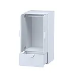 ПИКСИ шкаф распашной с 2 дверьми, полкой и ящиком 60х57х123, мечтательный пион | изображение 2