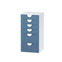 ПИКСИ комод 6 ящиков 60x57x123, озорной василек