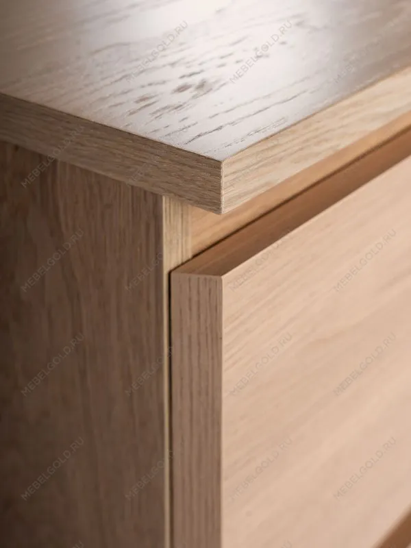 Комод Варма Прайм, 6 ящиков, горизонтальный, 160х77х48 см, шпон натурального дерева, дуб беленый | изображение 11