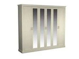 Шкаф 6-дверный, Сиена (2623*548*2300) Береза бежевая, 12338