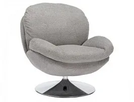 Кресло SIGNAL BRIGITTE Brego 07 серый/хром