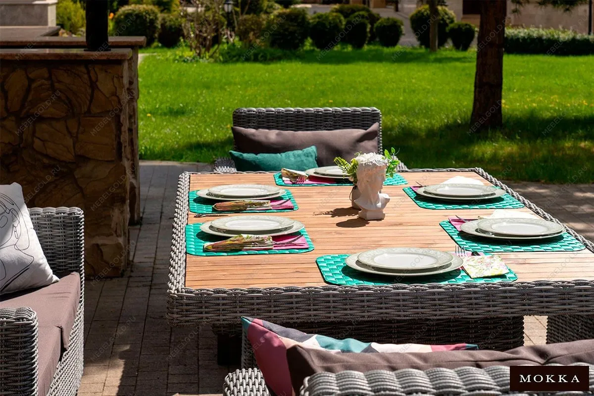 Комплект плетеной мебели MOKKA BELLA большой | изображение 20