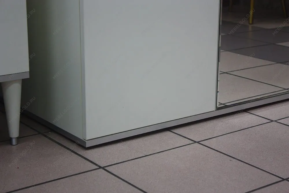 м. Марьина Роща - Комод узкий c планкой Римини СОЛО (белый серебро) РМКМ-2 (s) | изображение 9