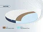 Матрас Раунд 15 кокос Диаметр 200 | изображение 1