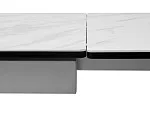 Стол BELLUNO 160 MARBLES KL-99 Белый мрамор матовый, итальянская керамика/белый каркас | изображение 6