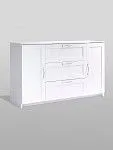 Тумба Сириус, 2 двери и 3 ящика, 156х41х95 см, белая | изображение 10