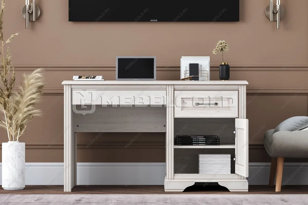 Стол письменный Стилиус BIU130 (Лиственница сибирская) | изображение 3