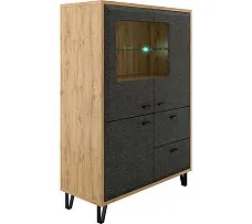 Тумба Грейс KOM2W1D2S с подсветкой