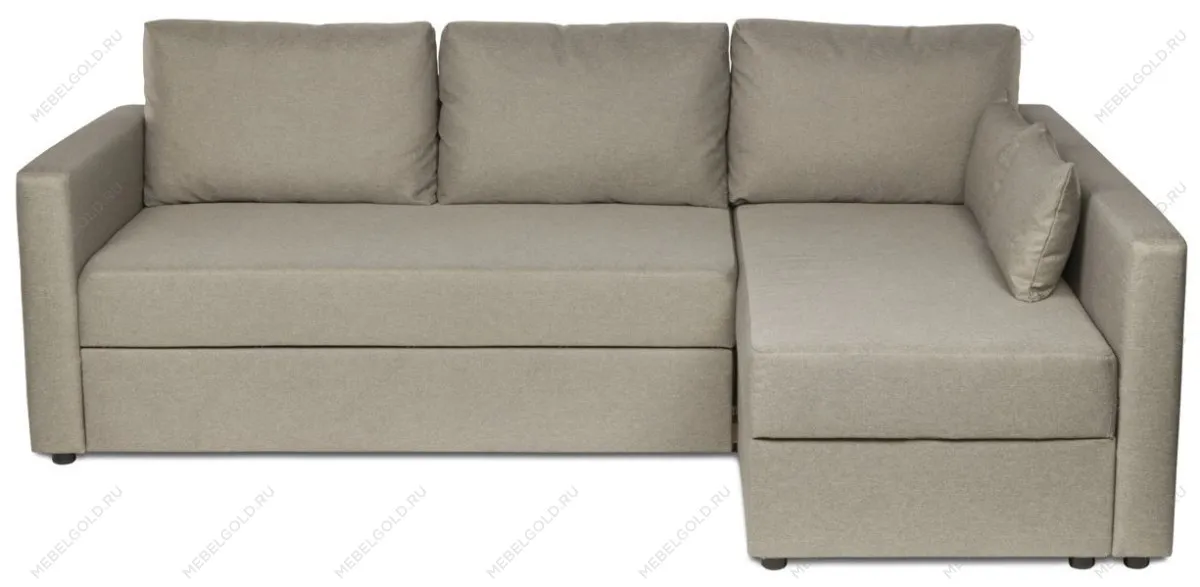 Диван-кровать ВАЛО, 230х91х72 см, серо-бежевый