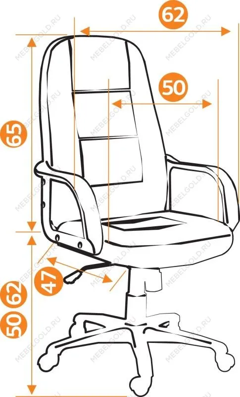 Кресло СН747 Бежевый, искусственная кожа | изображение 5