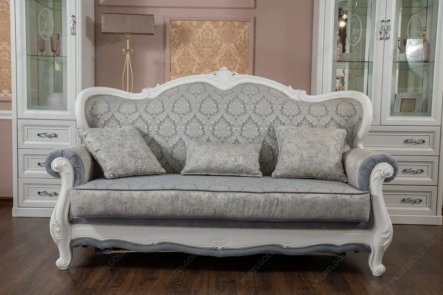 м. Марьина Роща - Диван Мишель 3х местный белый матовый | изображение 5